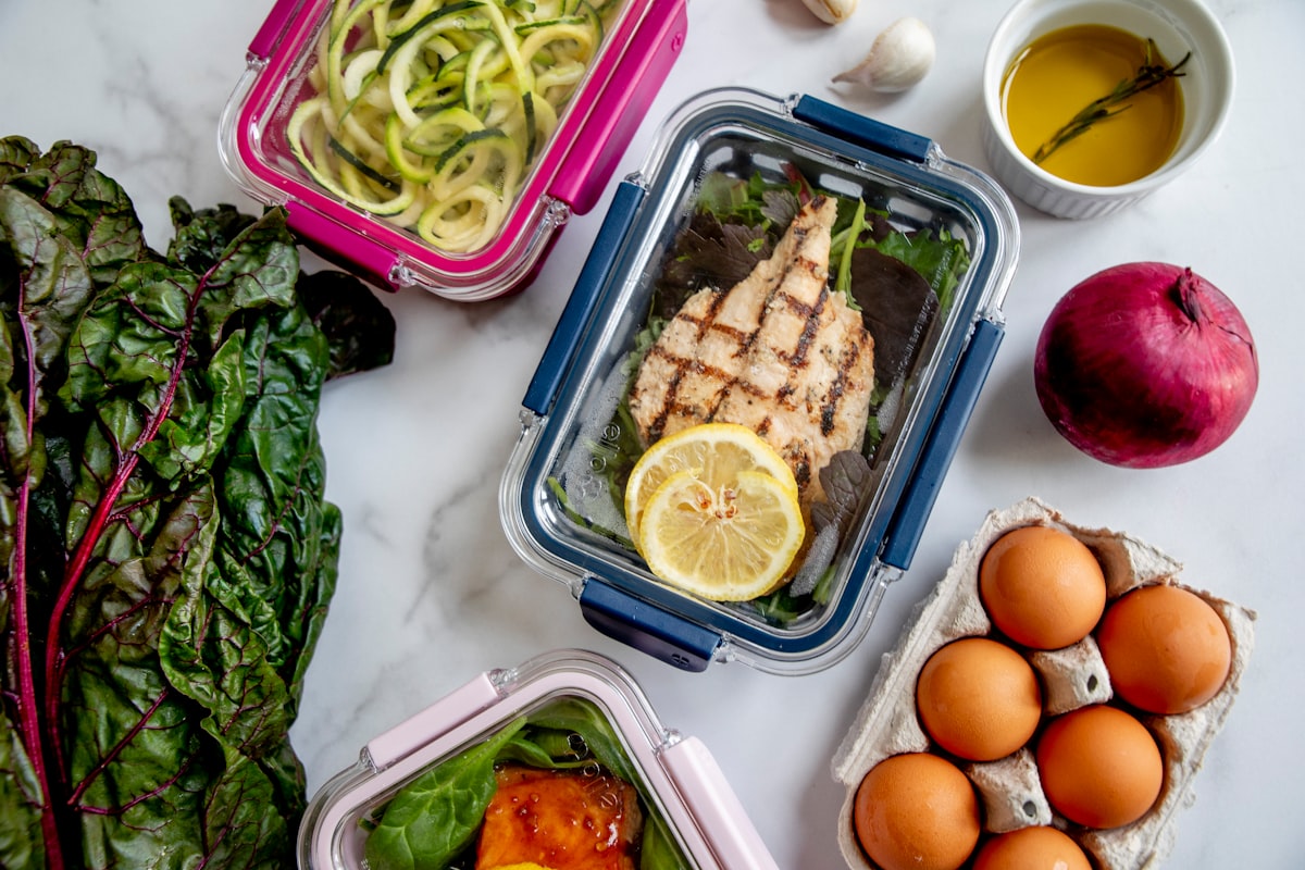 Active adult enjoying healthy nutrition